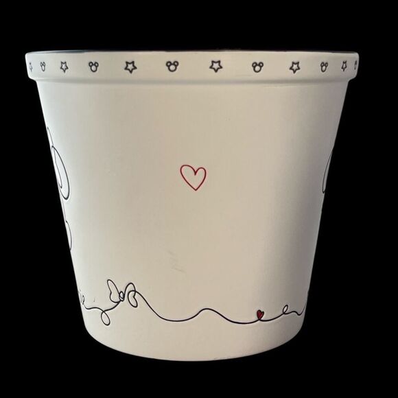Disney Mickey Minnie Mouse Ceramic Pot Bowl Popcorn Candy Halloween - Picture 6 of 6